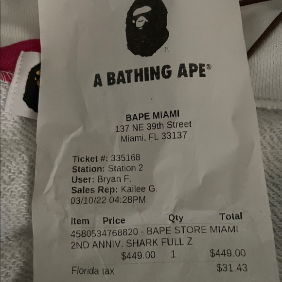 COPY - Bape Full Zip - Picture 10 of 11
